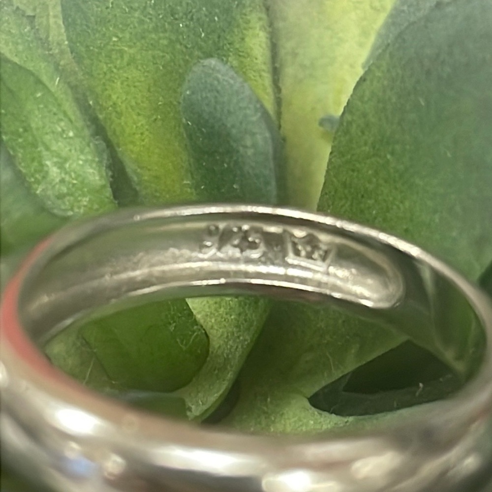 Hematite Silver Ring - image 6